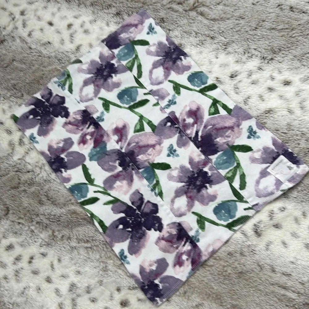 Burt’s Bees Baby dress blanket set girls 3-6 months pastel floral garden party